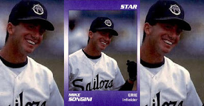 Mike Songini 1990 Erie Sailors card