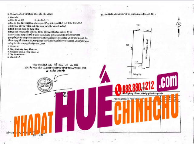 NHÀ ĐẤT HUẾ CHÍNH CHỦ BĐS HUẾ Cần bán đất trung tâm thành phố kiệt đại lộ 100m Võ Nguyên Giáp ngay bên cạnh khu đô thị cao cấp Phú Mỹ An, phường