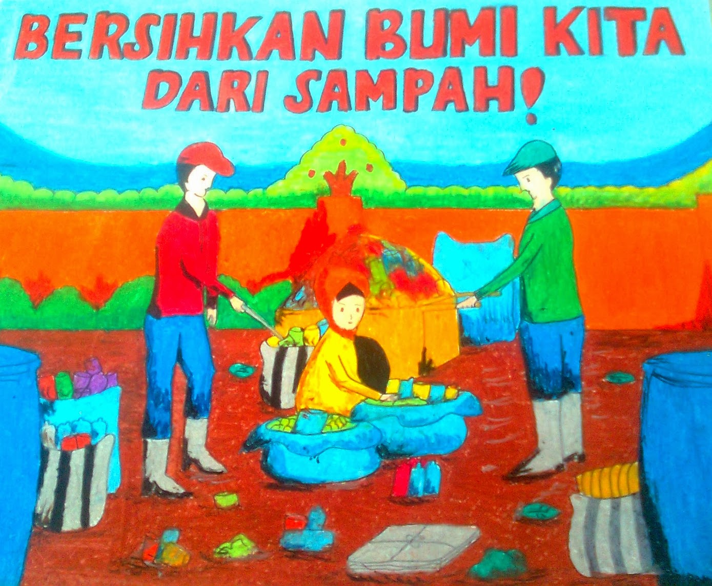 Inspirasi Suci Ariesta POSTER CINTA LINGKUNGAN 