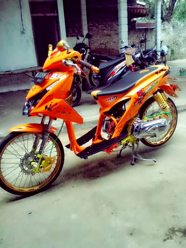 Modifikasi Motor Honda Beat FI 2014  modif kontes 