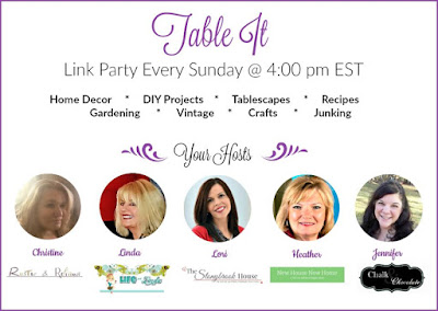 Table It Link Party aka Dishing It and Digging It Link Party for bloggers to share their blog posts and network