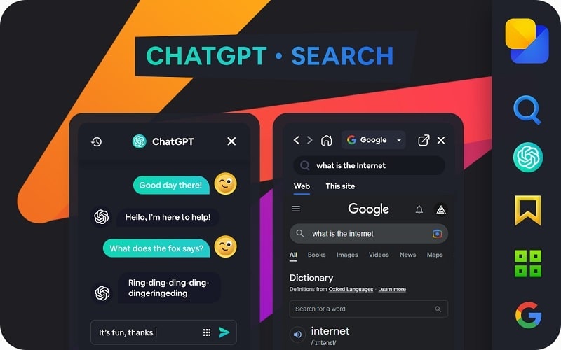 Chatgpt + Search with Sidebarr