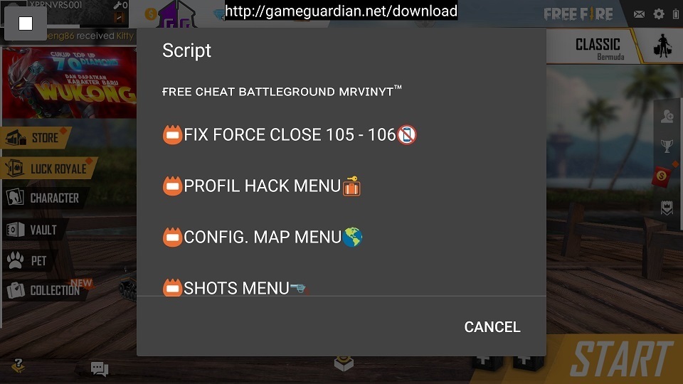 Unlimited Firecheat.Xyz Cheat Free Fire Burst Damage