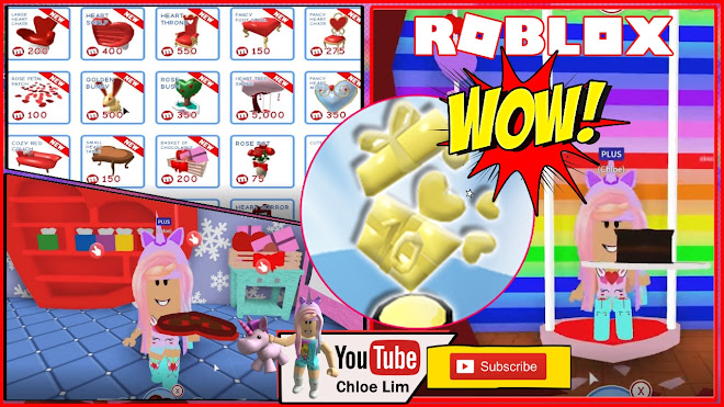 Roblox Meepcity Gameplay Getting Some Valentine Furniture - 