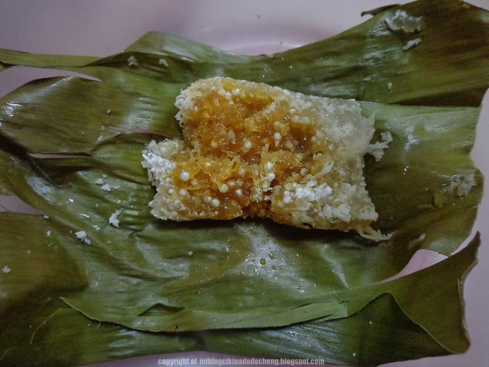 Blog cik ina do do cheng: kuih abuk-abuk sagu biji versi 