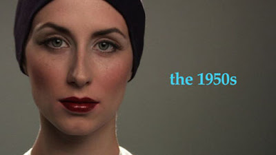 Glamour Fashion  1950 on Makeup Look 1950 S