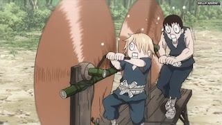 ドクターストーンアニメ 1期21話 金狼 銀狼 Dr. STONE Episode 21