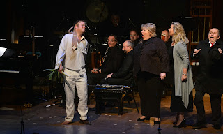 Andrew Staples, Christine Brewer, Gaynor Keeble, Adrian Thompson: Albert Herring, act 3 - Copyright: BBC/Mark Allan