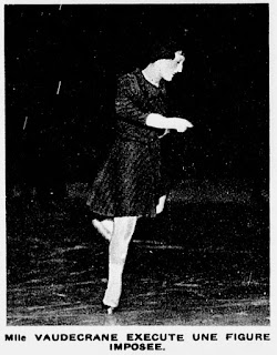 Photograph of French figure skating coach Jacqueline Vaudecrane