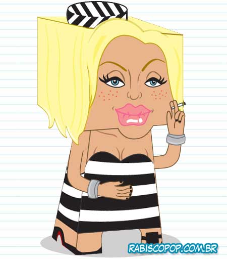 Lindsay Lohan Papercraft