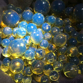 Dominican Blue Amber Beads