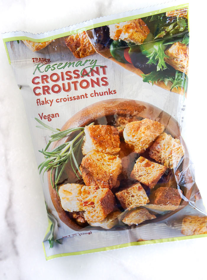 Trader Joe's Rosemary Croissant Croutons package