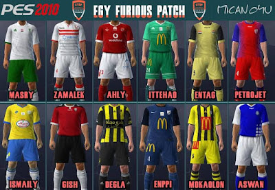 PES 2010 Egy Furious Patch Season 2016/2017