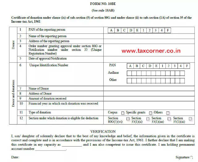 statement-of-donation-in-form-no-10bd-certificate-of-donation-in-form-10be-section-80g-5-and-rule-18ab