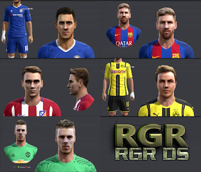 PES 2013 Amazing Facepack by Rgr DS