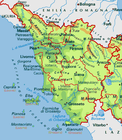 Mappa della Città di Provincia Regionale Italia: Cartina ...