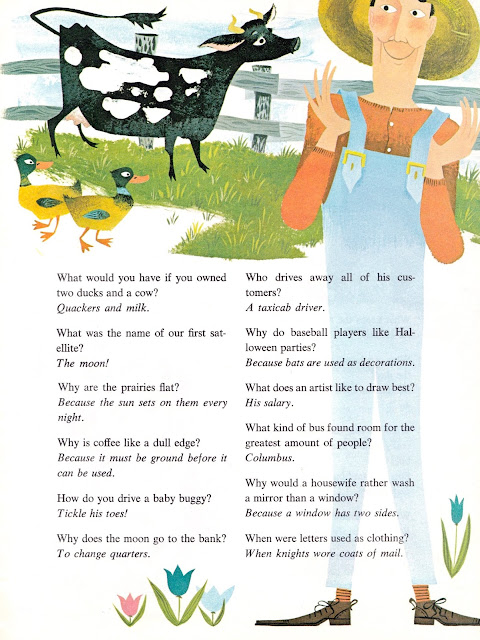 "The Joke Book" compiled by Oscar Weigle, illustrated by Bill & Bonnie Rutherford (1963)