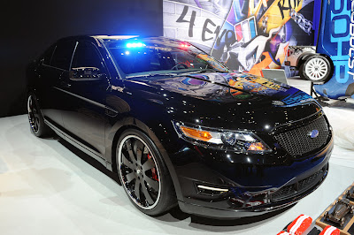 Live Ford Police Interceptor Stealth Concept at Sema Motor Show 2010