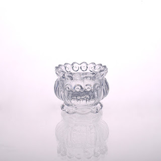  Exquisite flower tower glass candle holder wedding docoration