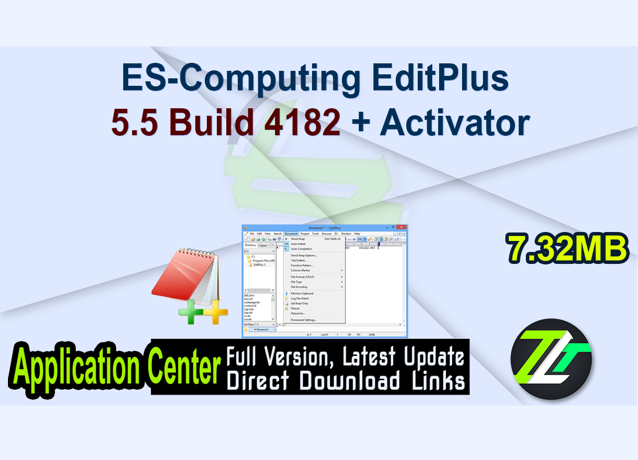 ES-Computing EditPlus 5.5 Build 4182 + Activator