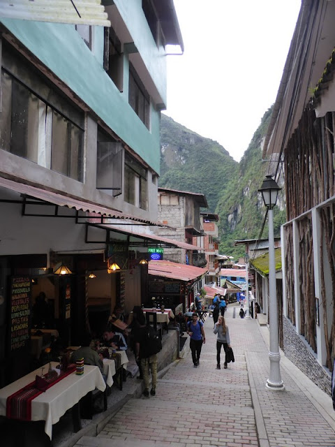 Machupicchu pueblo, calles de Aguas Calientes