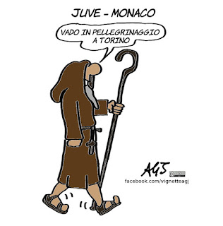 juventus, juve, monaco, champions league, calcio, sport, semifinali, vignetta, umorismo