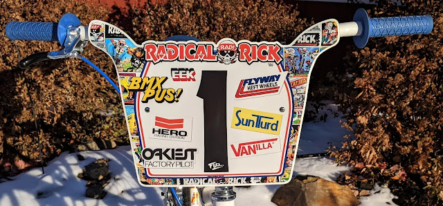 Radical Rick Comic Number plate by Flite