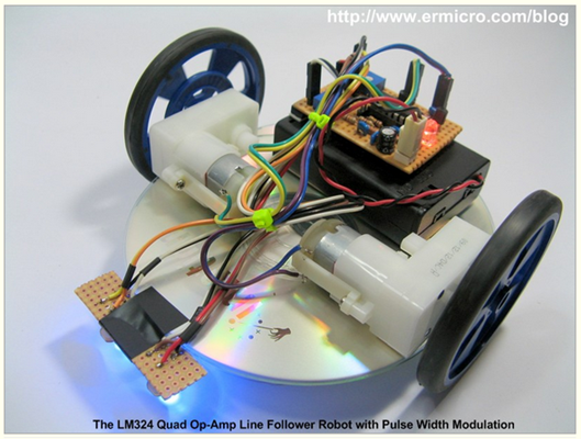 The mobile line follower robot