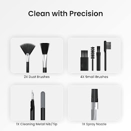 Portronics Clean N 18 in 1 Smart Gadget Cleaning Kit for Smartphones, Tablets, Laptops, Earbuds