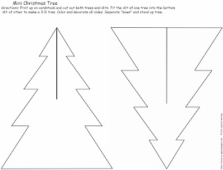 Christmas Tree Template 7