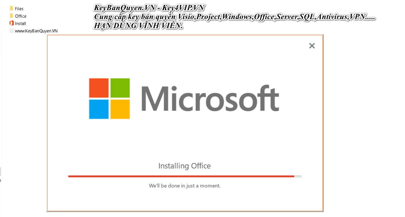 Hướng dẫn cài đặt Key bản quyền Microsoft Project 2021 Professional và Standard.