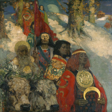 The Druids – Bring in the Mistletoe (1890) by George Henry and EA Hornel