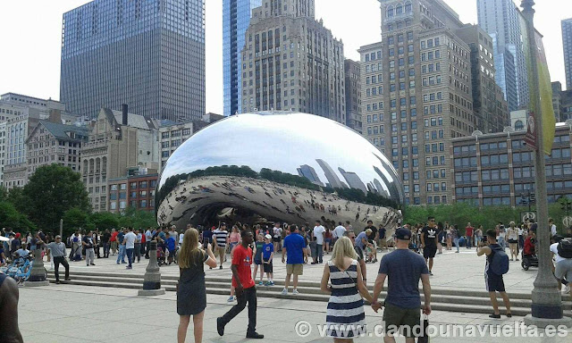 The Bean en el Millennium Park. Chicago