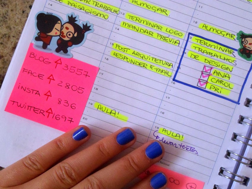 Agenda do blog