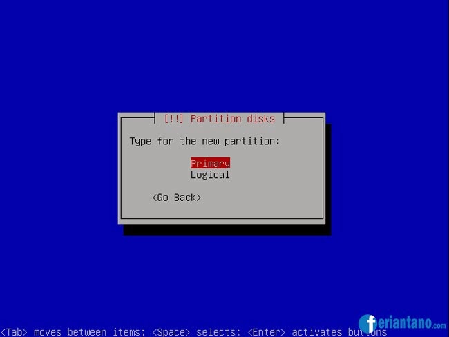 Cara Membuat Partisi Root Pada Linux Debian - Feriantano.com Cara Membuat Partisi Root Pada Linux Debian - Feriantano.com