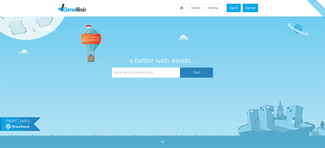 DomaiNesia Web Hosting Indonesia Terbaik