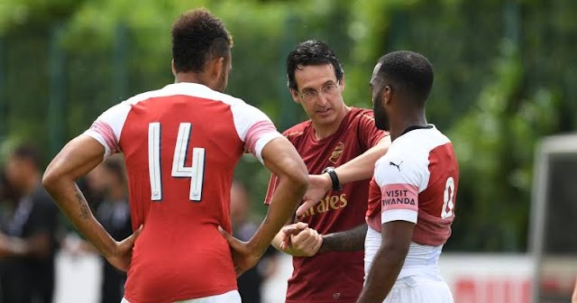 "I'm not happy with both of them" - Unai Emery speaks out on Lacazette and Aubameyang
