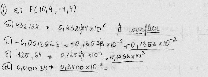  ARITMÉTICA DE PONTO FLUTUANTE e ERROS - Exercícios de Cálculo Numérico resolvidos