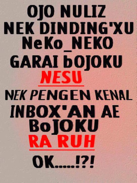 Kata kata lucu bahasa jawa timur terbaru lengkap dan unik 