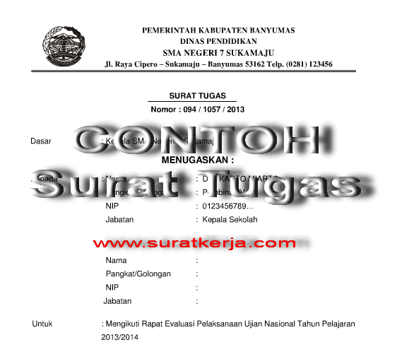 Contoh Surat Tugas Perjalanan Dinas Dalam Bahasa Inggris Contoh Surat Resmi Perusahaan Dalam Bahasa Inggris Beserta