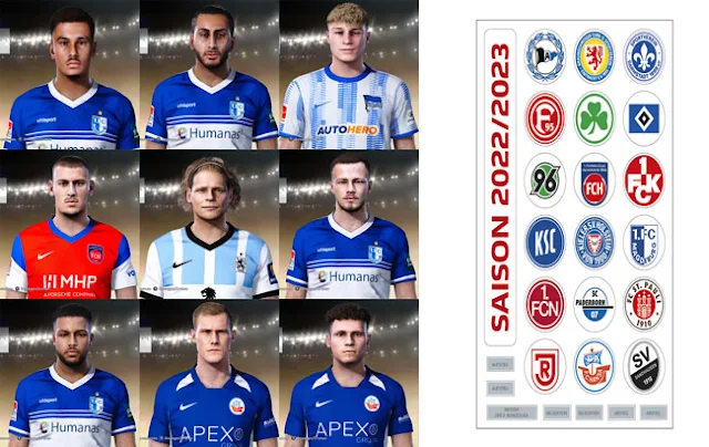 Facepack V5 by Heywips For eFootball PES 2021