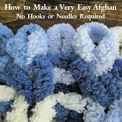 Almost anyone can make a loop yarn afghan! No needles or hooks are required. All you need are your fingers and small scissors.