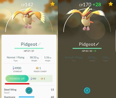 Tips Memilih Evolusi Atau Power Up  Pada Game Pokemon Go