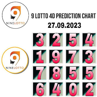 9 Lotto 4d prediction chart 27-09-2023