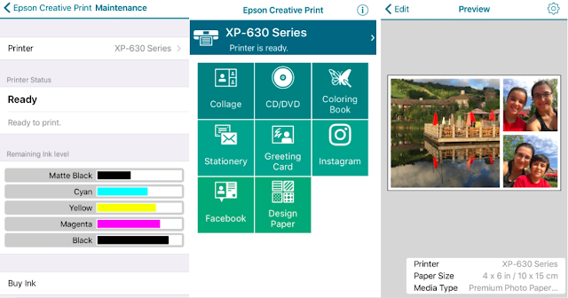 Epson Creative Print App