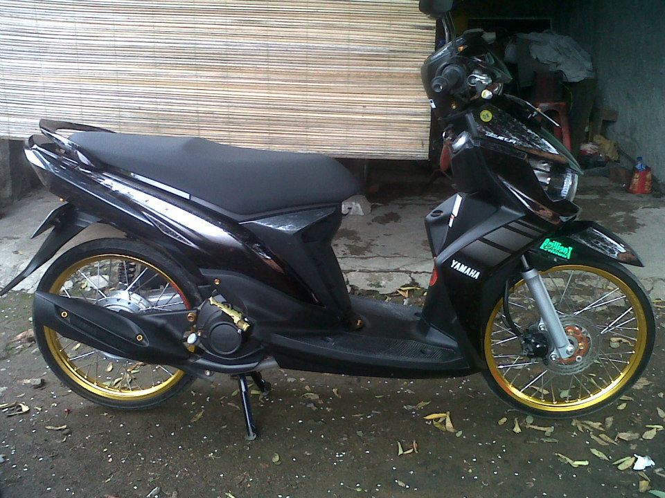 contoh modifikasi motor mio gt hitam 6