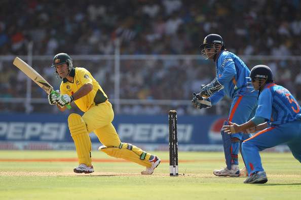 COOL IMAGES Australia v India  2011 ICC World Cup 2nd QuarterFinal