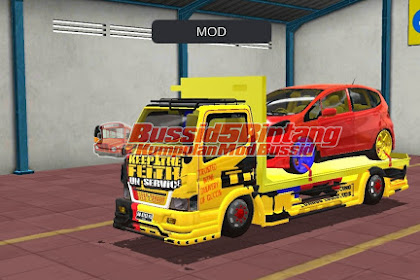 Mod Bussid Truck Canter TE Muatan Honda Jazz