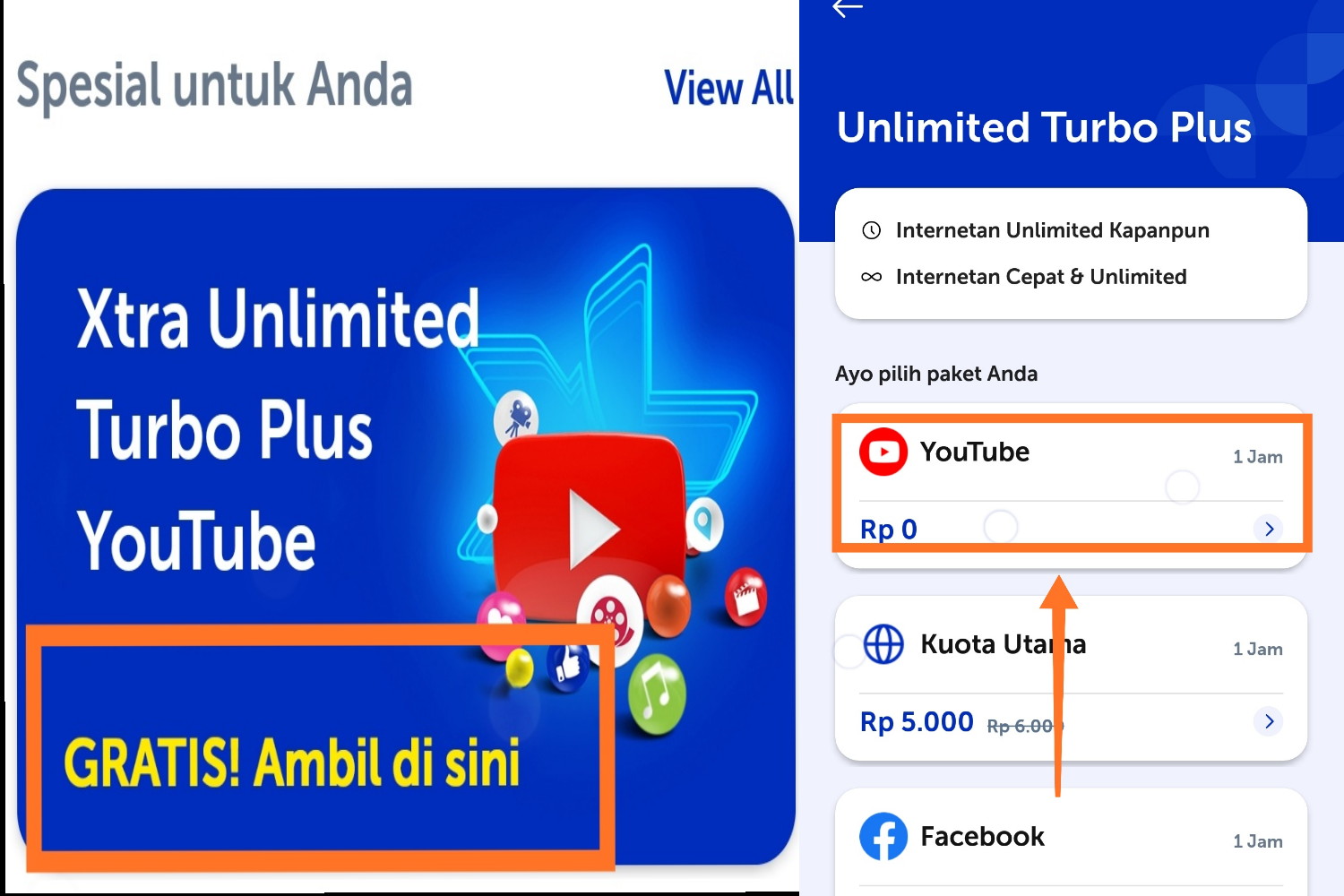 Cara Klaim Kuota Youtube Unlimited Xl Gratis Dari Aplikasi Myxl Klikinfo