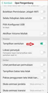 Cara Menampilkan Dan Menghilangkan Titik Sentuh Virtual Di Android